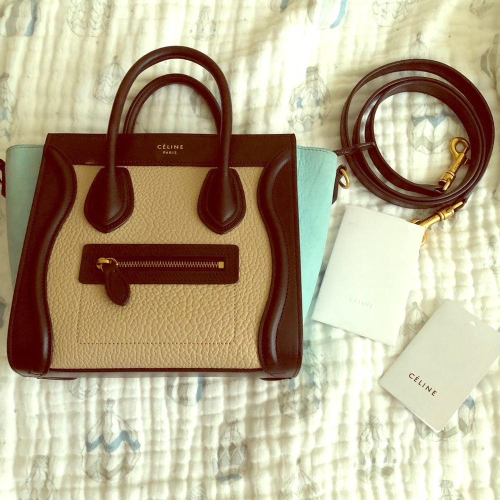 *last chance* Celine nano luggage bag